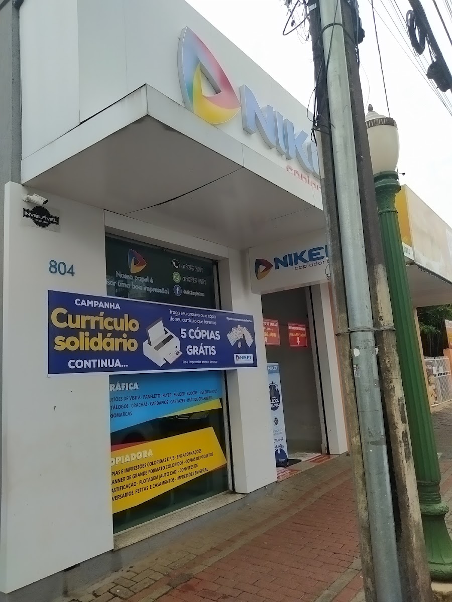 Fachada da Nikei Copiadora em Apucarana